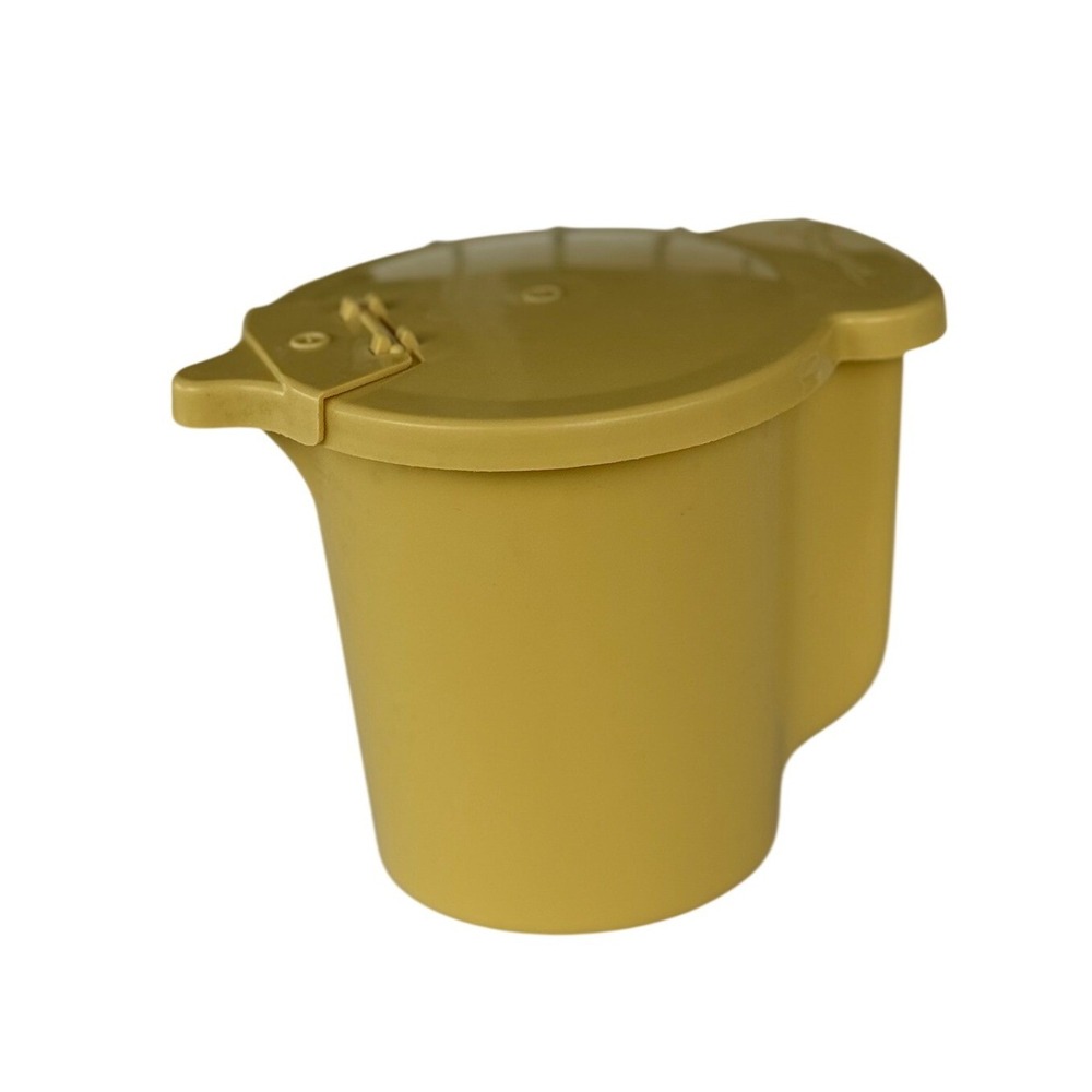 Tupperware Creamer Pitcher Vintage Harvest Gold 574-4 Retro Kitchenware MCM USA